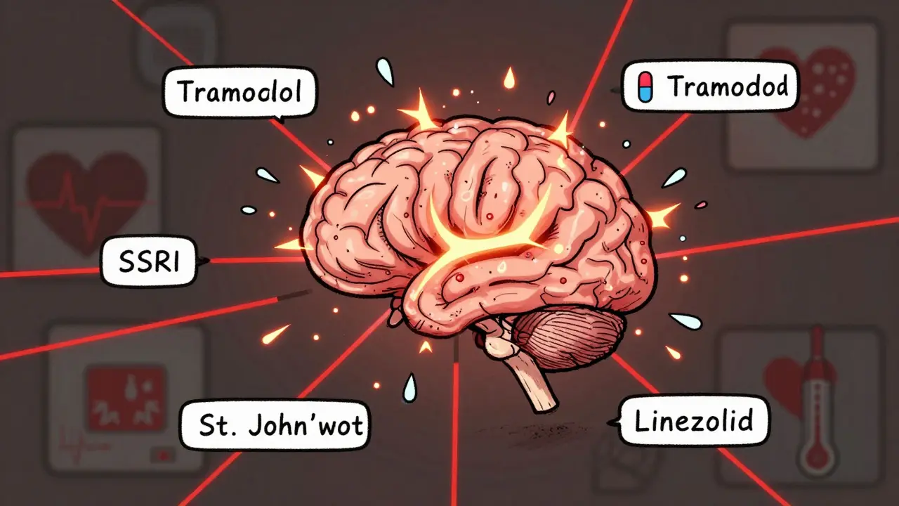 SSRI Antidepressants and Serotonin Syndrome Risk from Drug Interactions