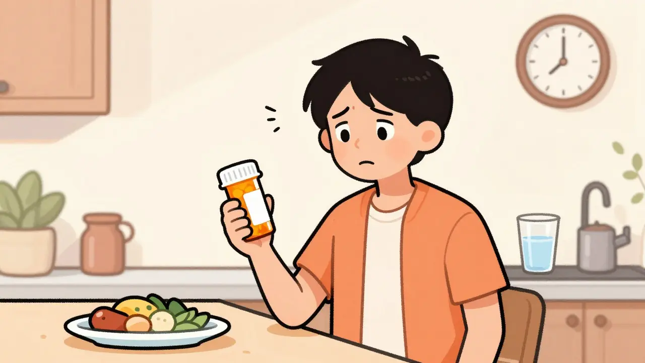 Taking Prescription Medicine with Food vs. on an Empty Stomach: What the Label Means